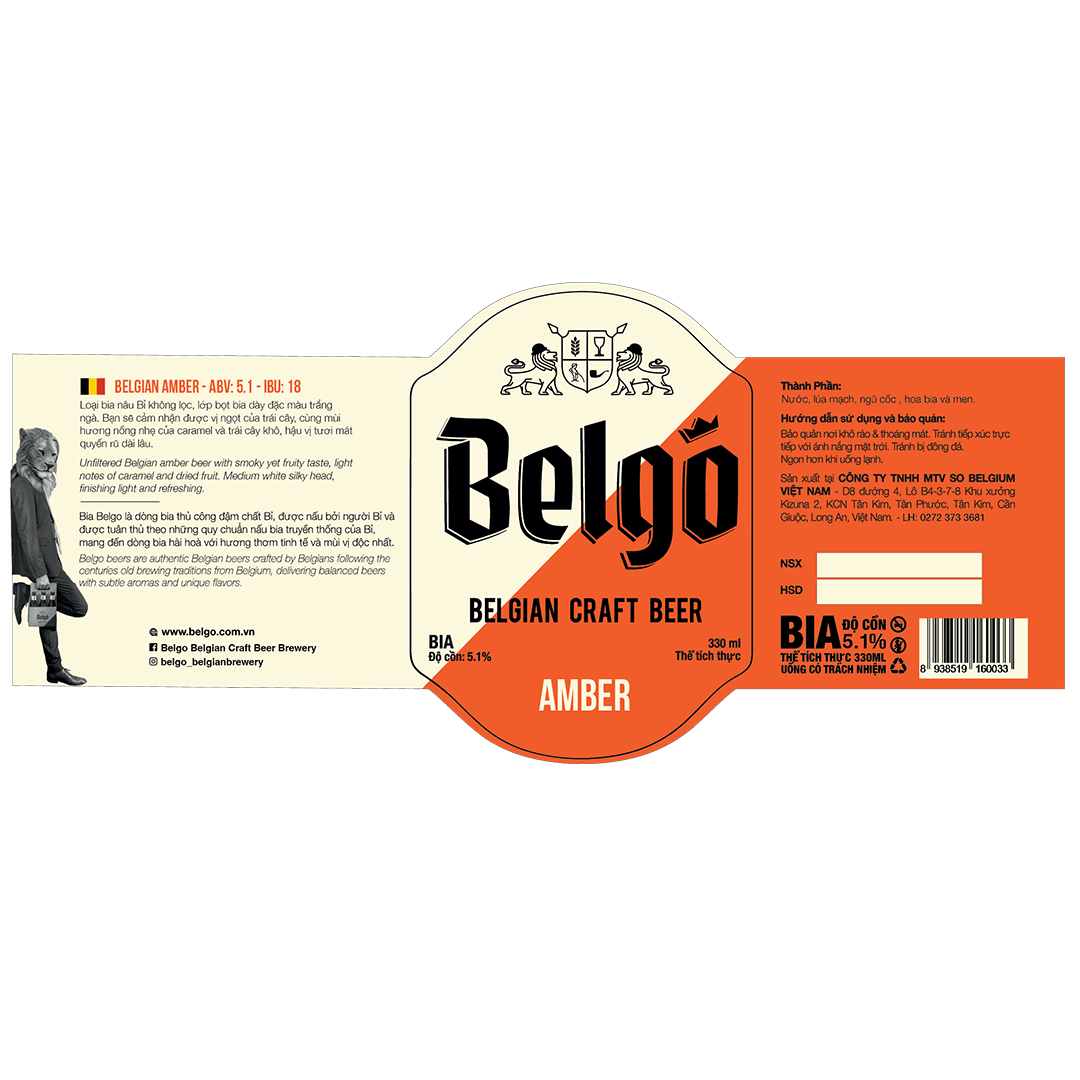 Belgo Amber Label