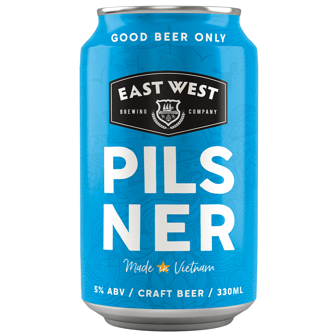 East West Pacific Pilsner Can