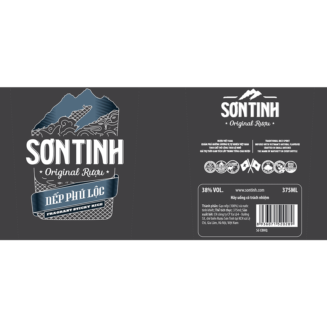 Sơn Tinh Nếp Phú Lộc Label