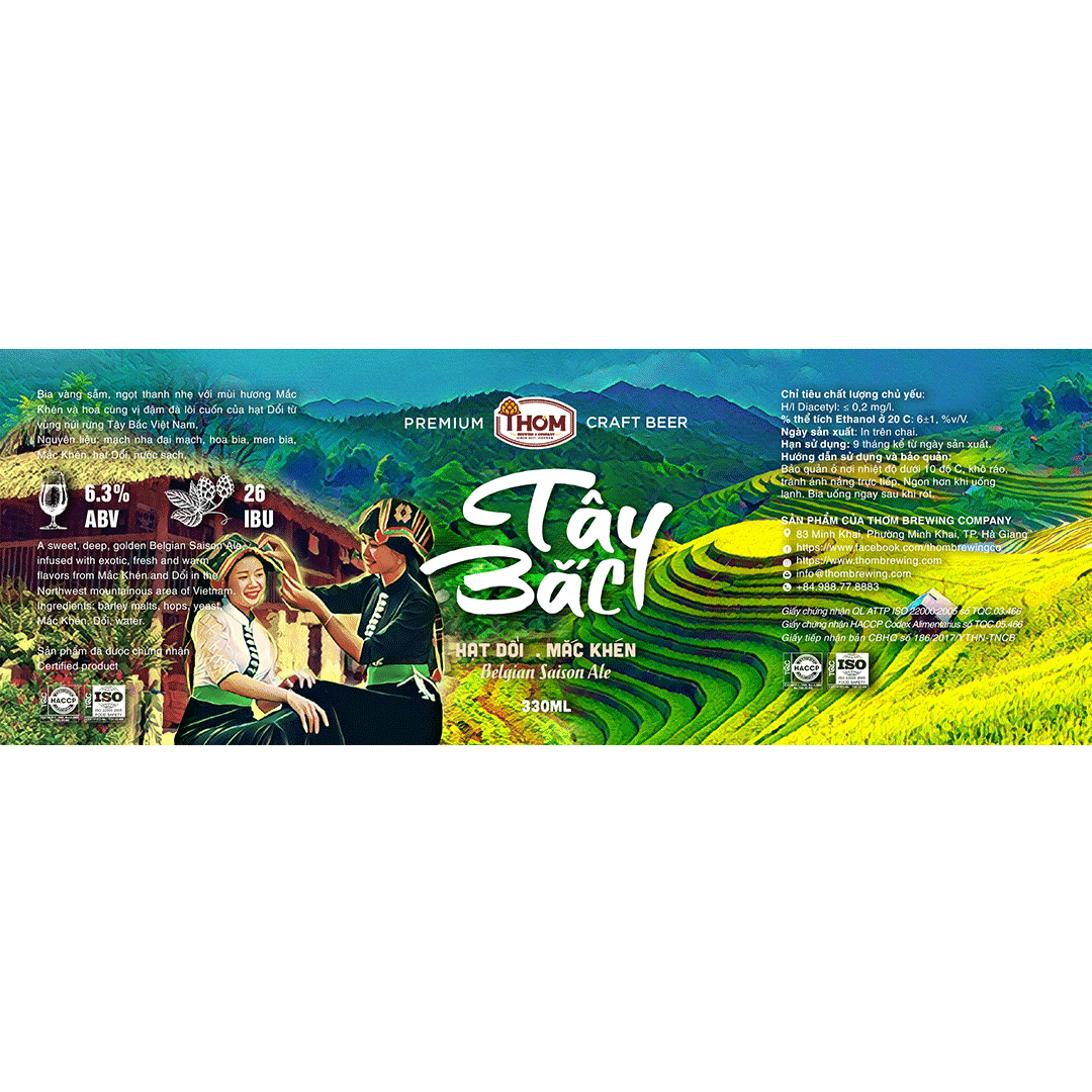 Thơm Tây Bắc Saison Label