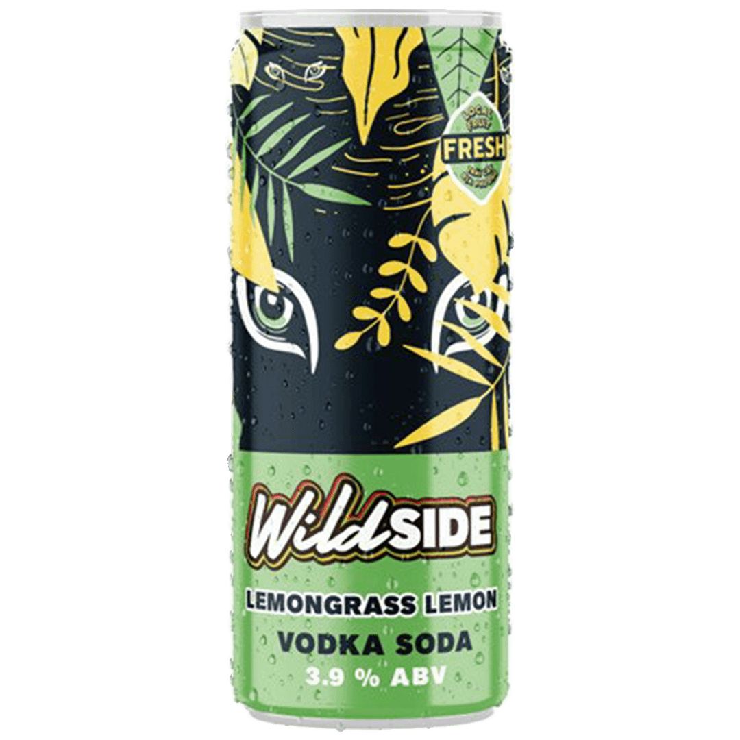 Wildside Lemongrass Lemon Hard Soda