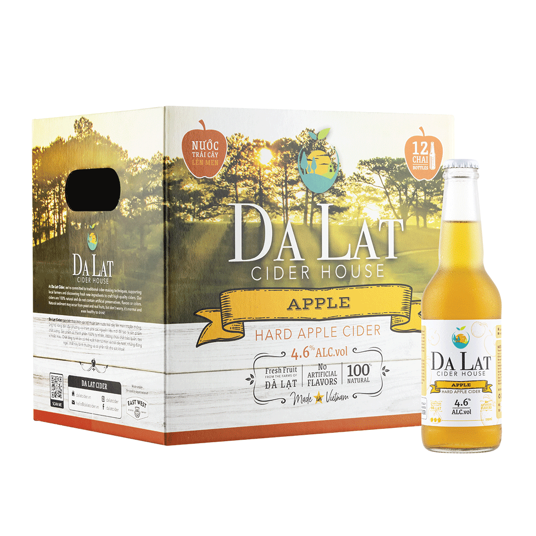 Dalat Cider Apple 12-pack