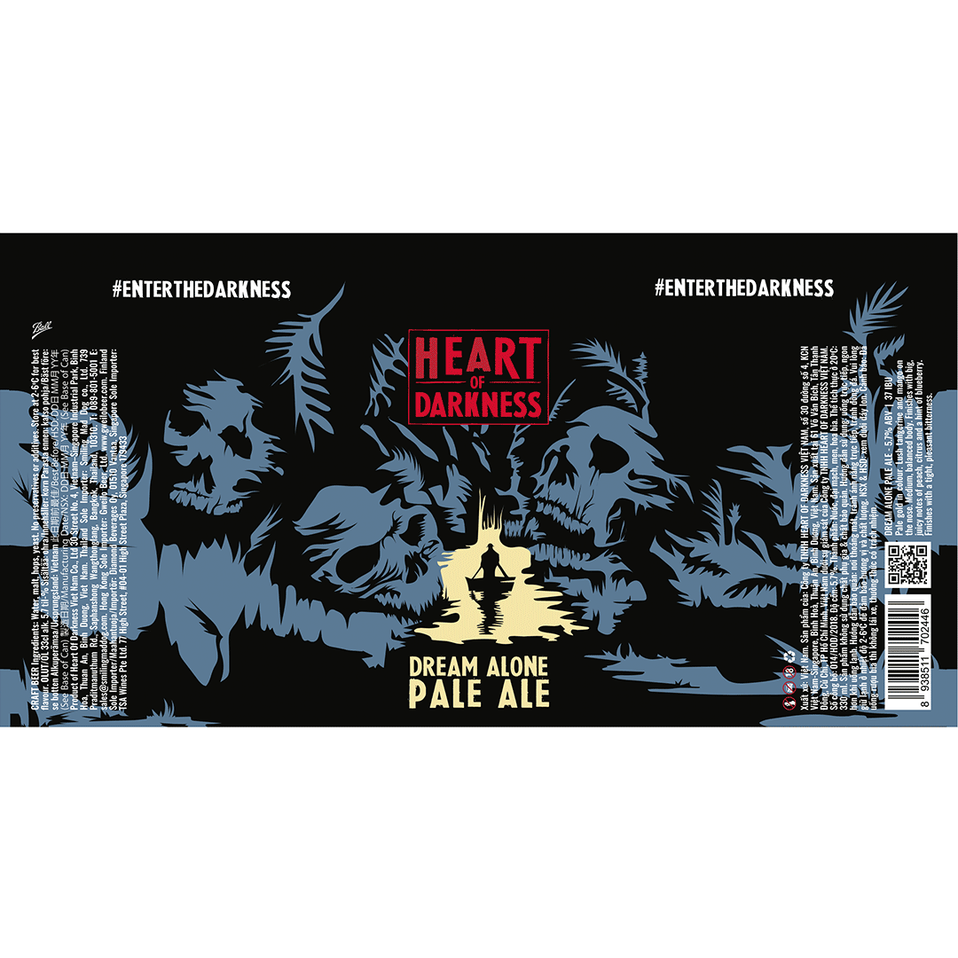 Heart of Darkness Dream Alone Pale Ale Label