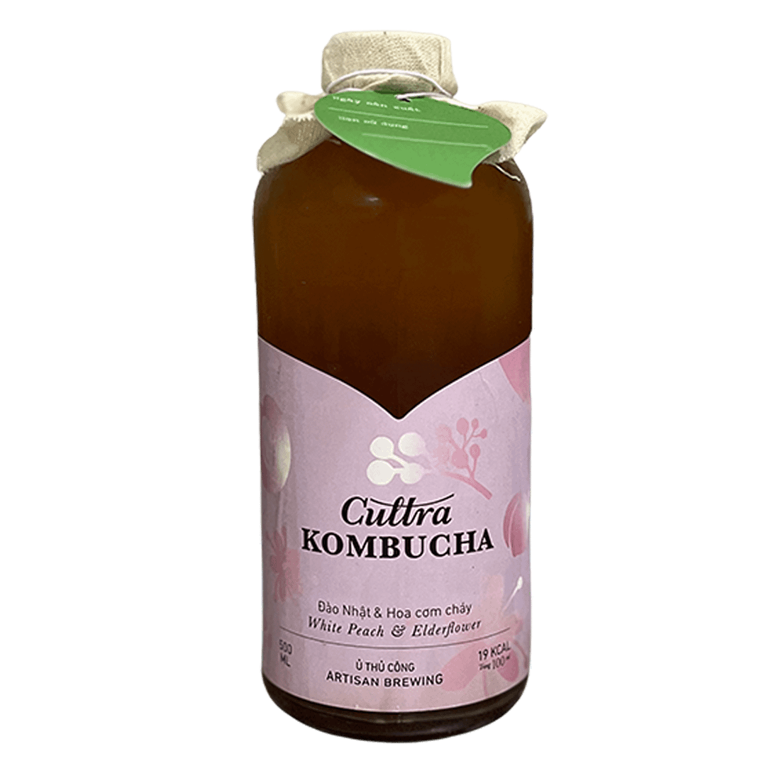 Cultra Kombucha Peach Elderflower