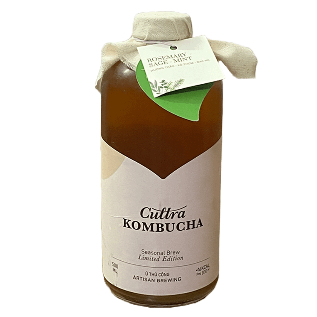 Cultra Kombucha Rosemary Sage