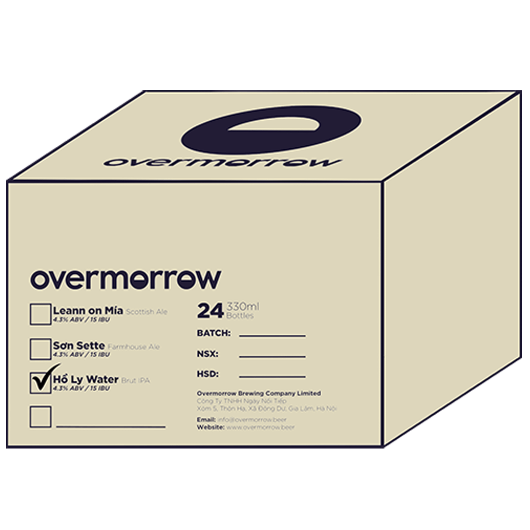 Overmorrow Hồ Ly Water Brut IPA Case