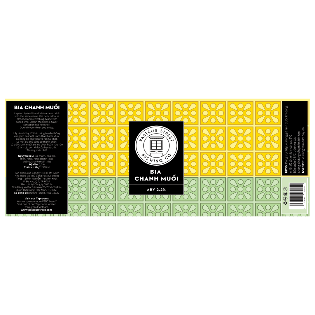 Pasteur Street Bia Chanh Muoi Label