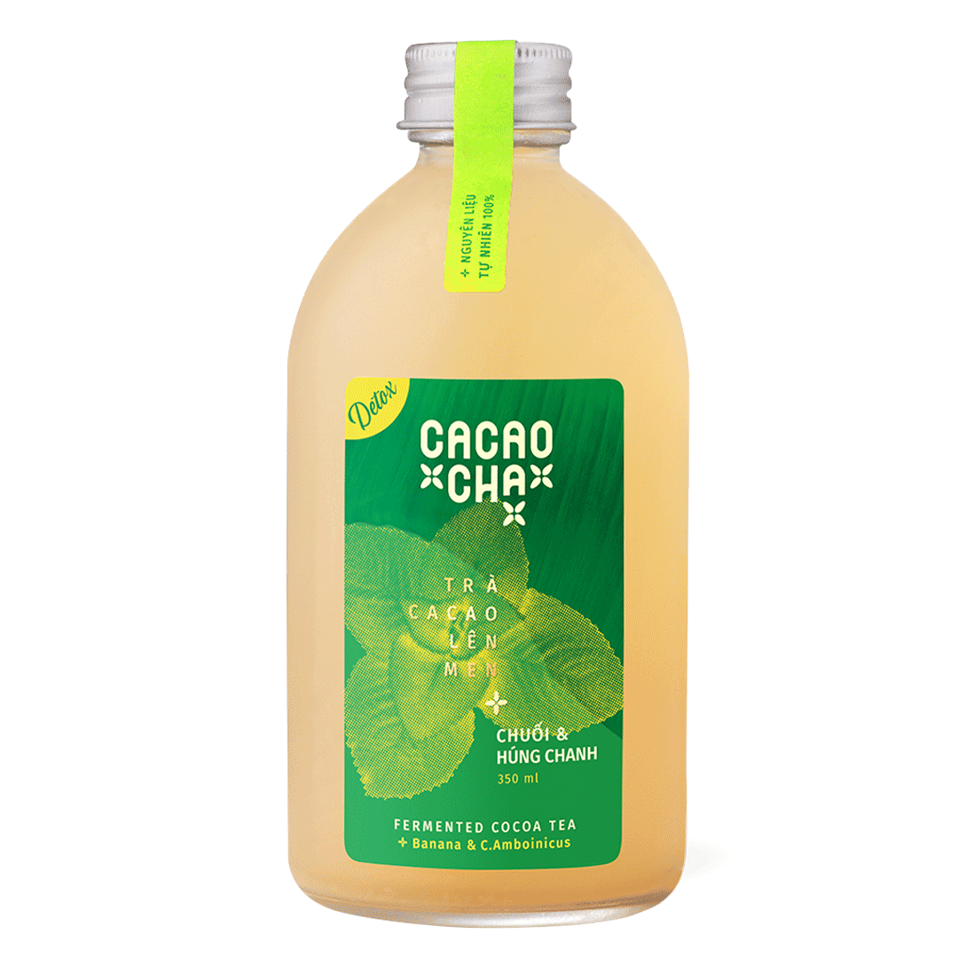 Cacaocha Fermented Cocoa Tea Banana & Mexican Mint