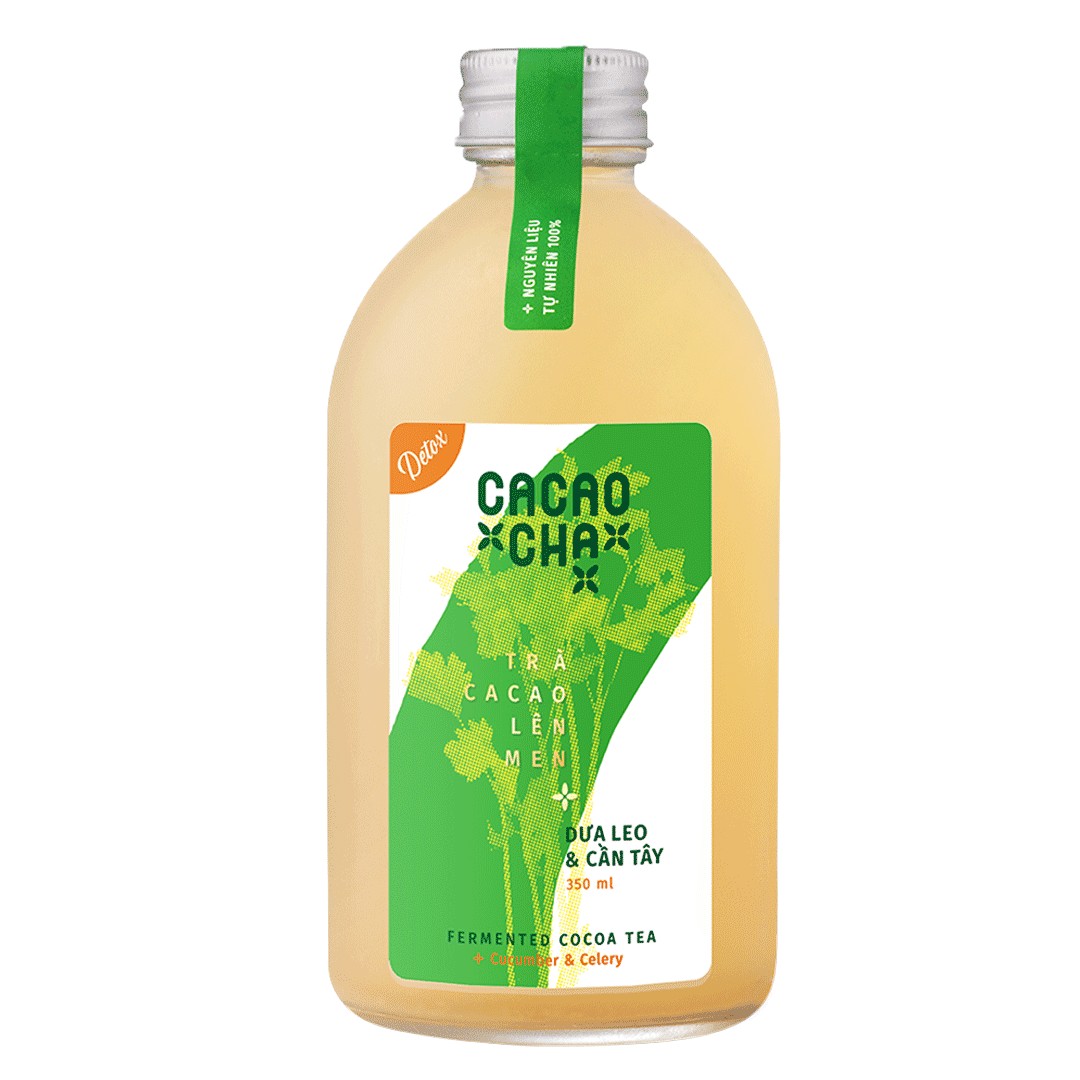 Cacaocha Fermented Cocoa Tea Cucumber & Celery