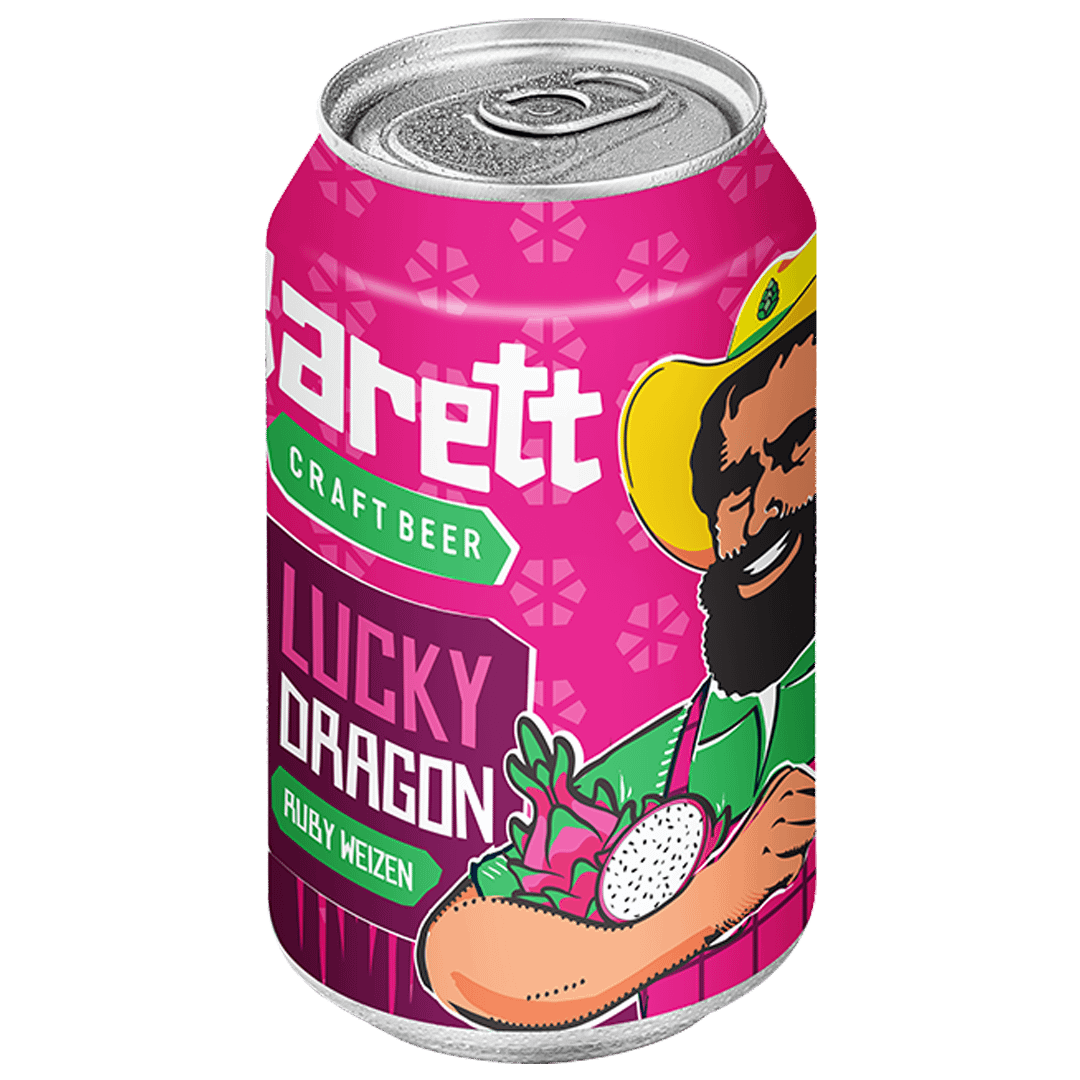 Barett Lucky Dragon Ruby Weizen