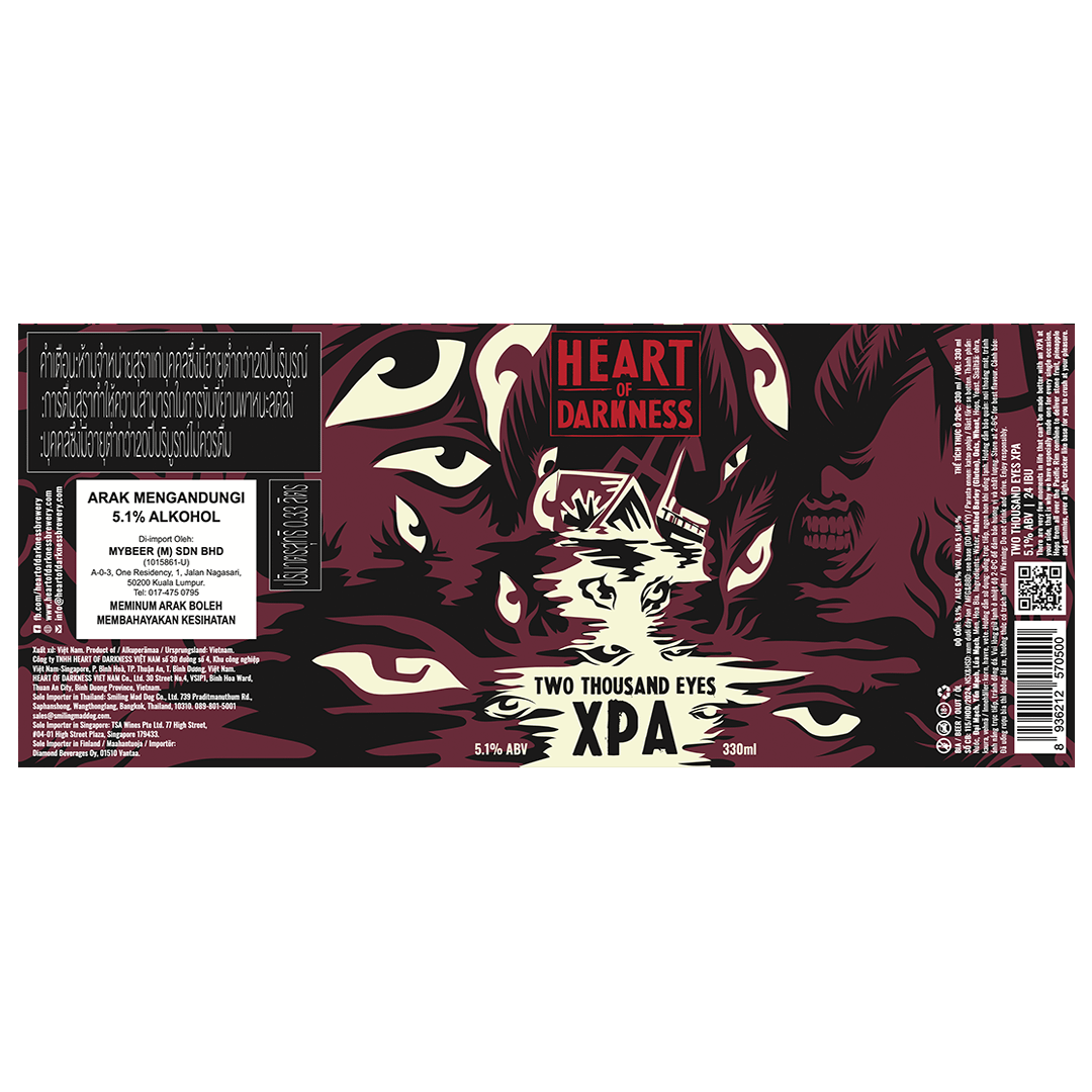 Heart of Darkness Two Thousand Eyes XPA Label
