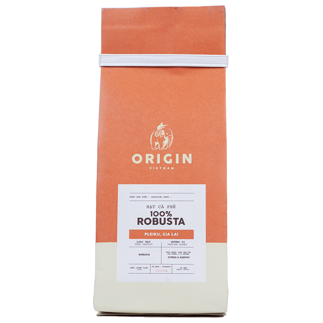 Origin Vietnam 100% Robusta Coffee