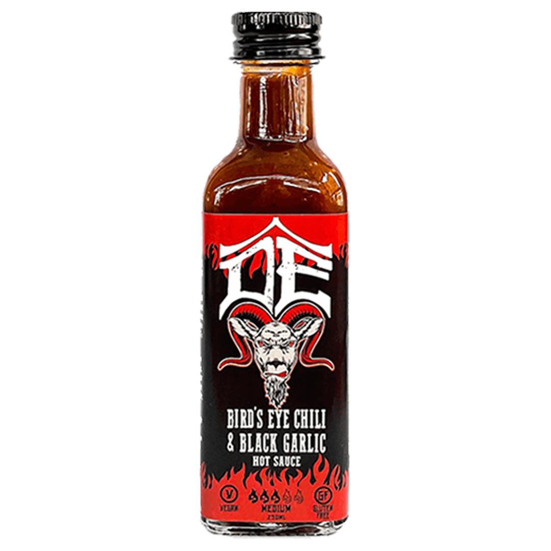 DÊ HOT SAUCE Birds Eye Chili & Black Garlic 110ml