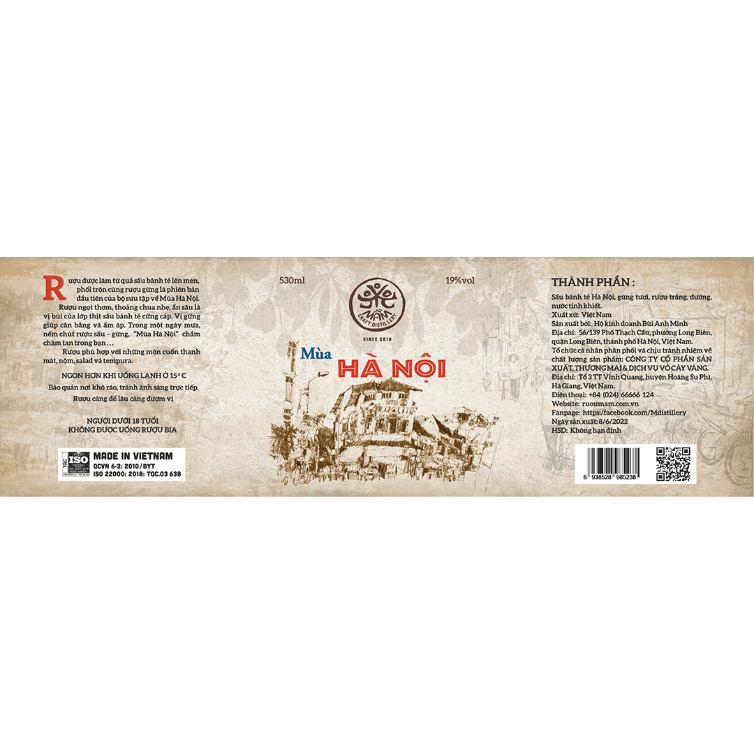 Mầm Distillery Mùa Hà Nội LABEL