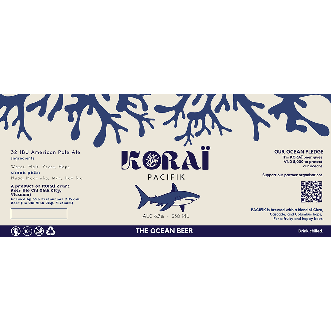 Korai Pacifik American Pale Ale LABEL
