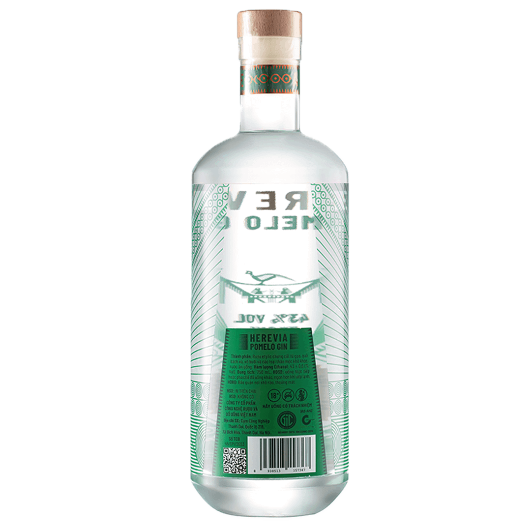 Herevia Pomelo Gin BACK