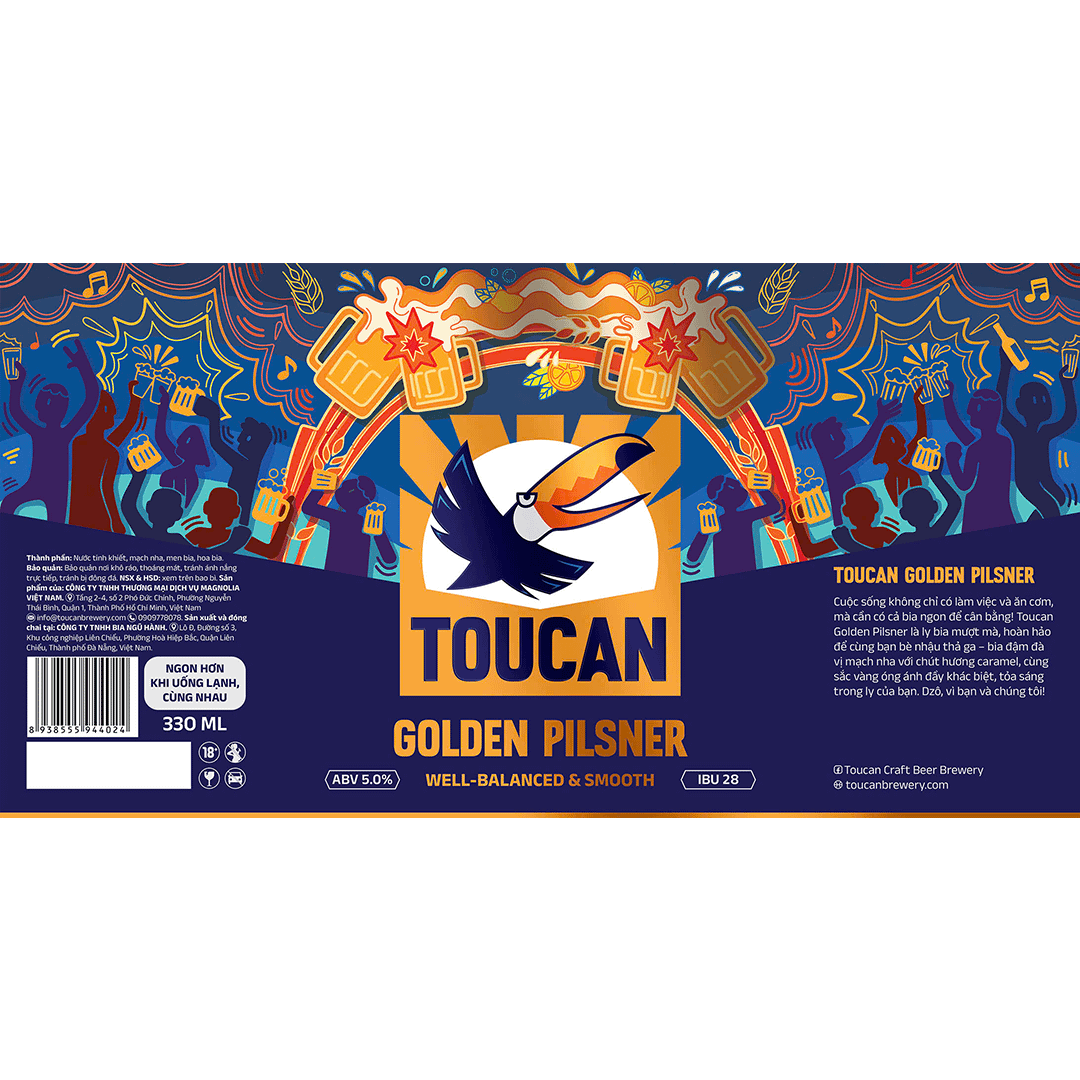 Toucan Golden Pilsner Label
