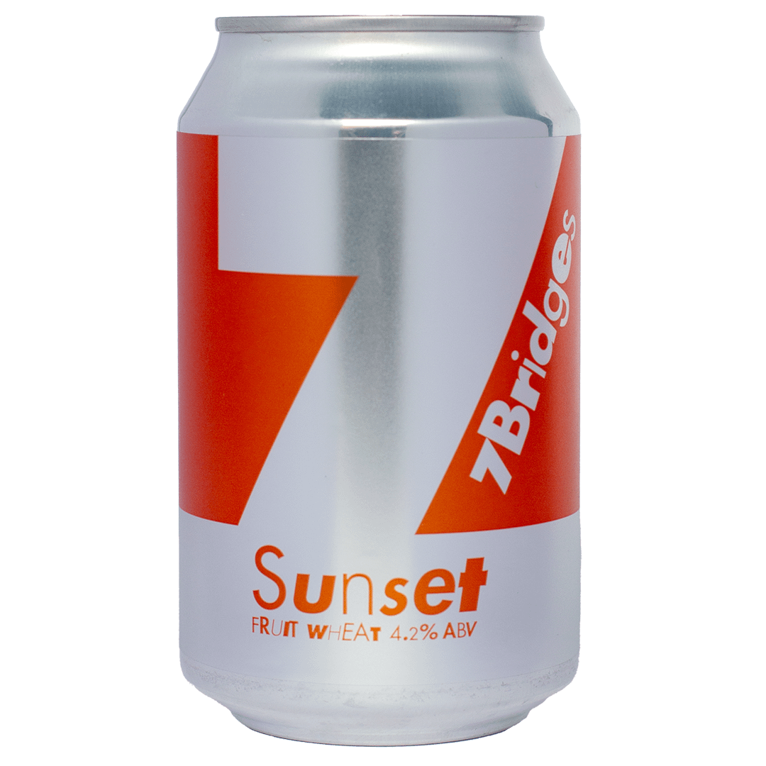 7 Bridges Sunset Tangerine Wheat can