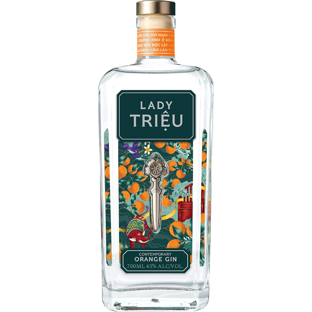 Lady Triệu Contemporary Orange Gin 700ml