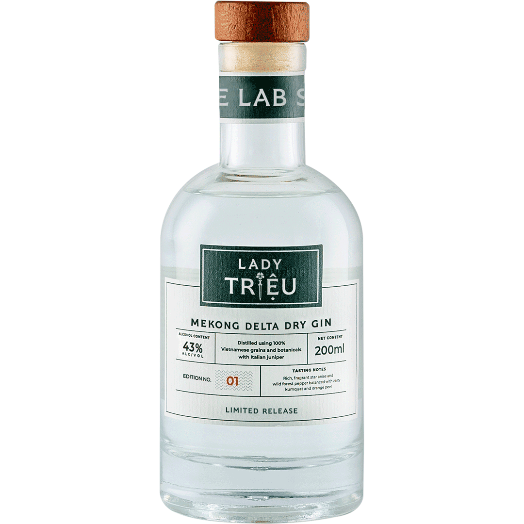 Lady Triệu Mekong Delta Dry Gin 200ml