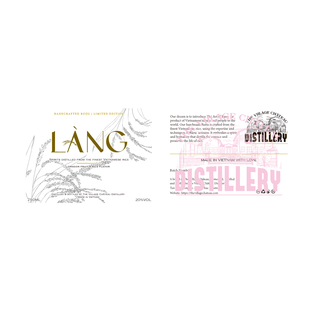 Rượu Làng Red Dragon Fruit LABEL 250ml
