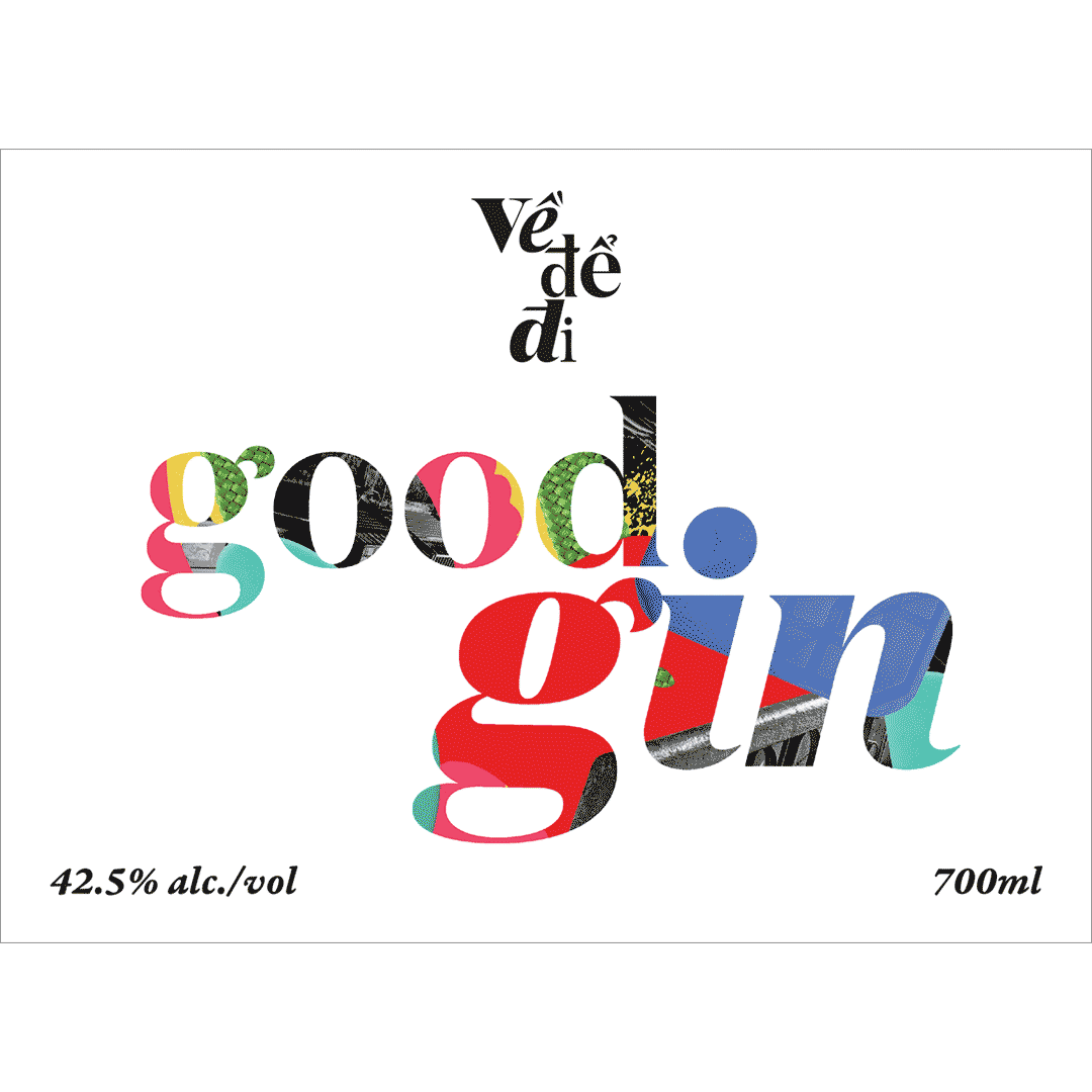 Về Để Đi Good Gin 700ml Label-1