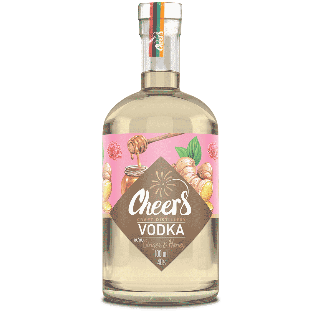 Cheers Ginger & Honey Vodka 100ml