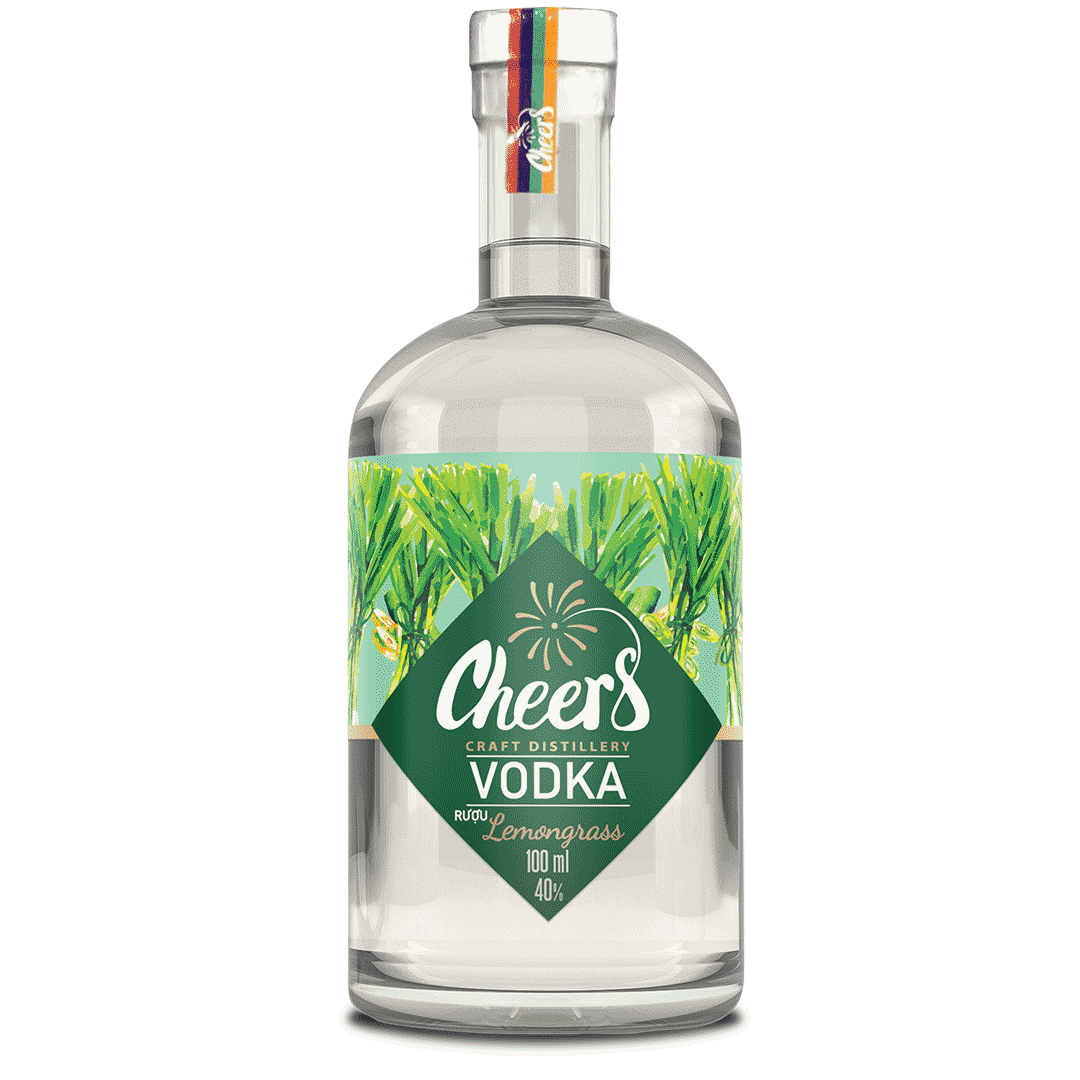 Cheers Lemongrass Vodka 100ml