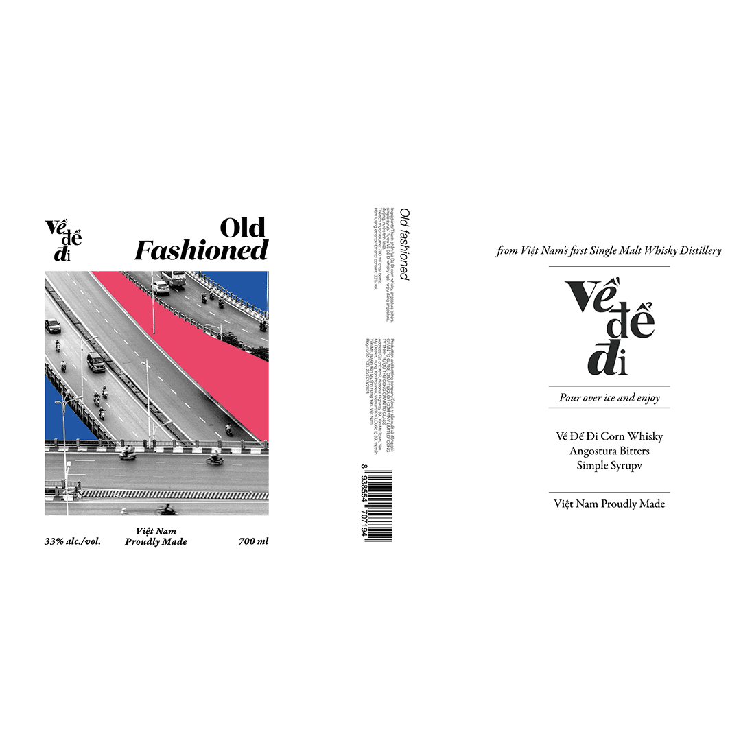 Về Để Đi Ready-to-Pour Old Fashioned Label