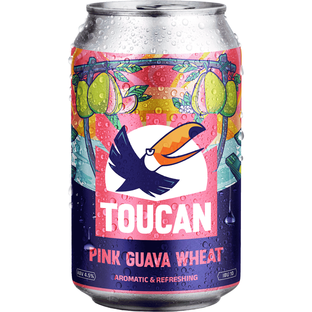 Toucan Pink Guava Wheat Can
