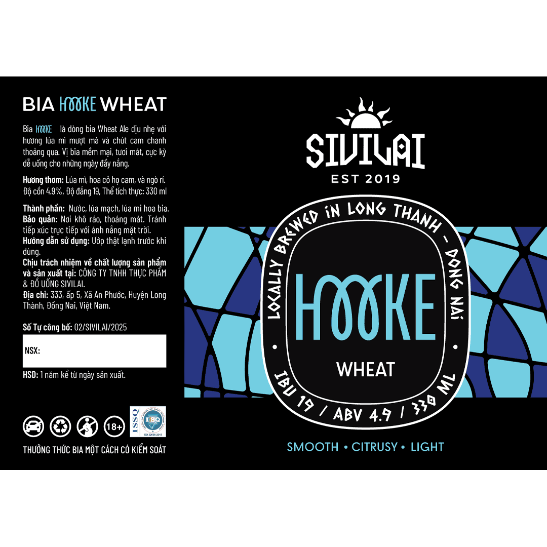Sivilai Hooke Wheat Label