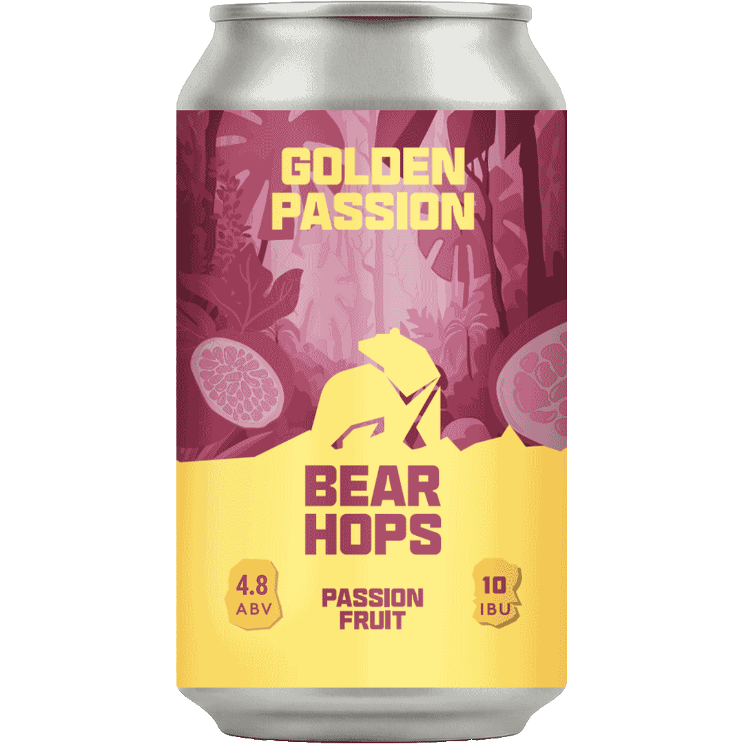 Bear Hops Golden Passion Fruit Ale CAN