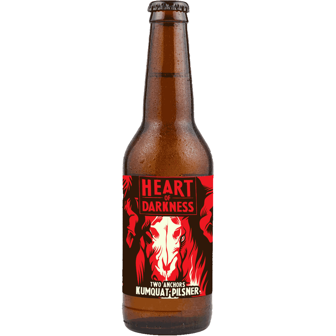 Heart of Darkness Two Anchors Kumquat Pilsner
