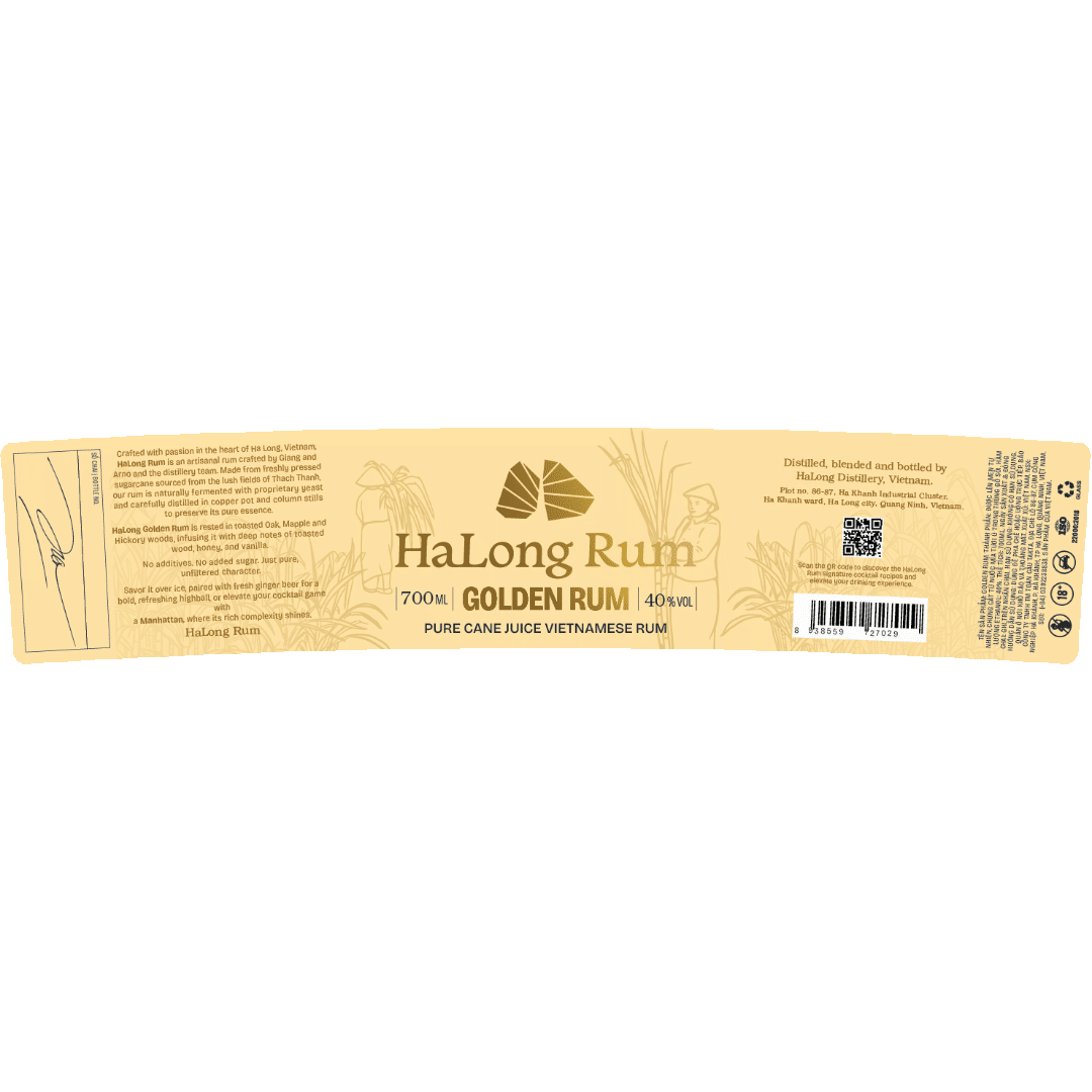 Hạ Long Golden Rum Label