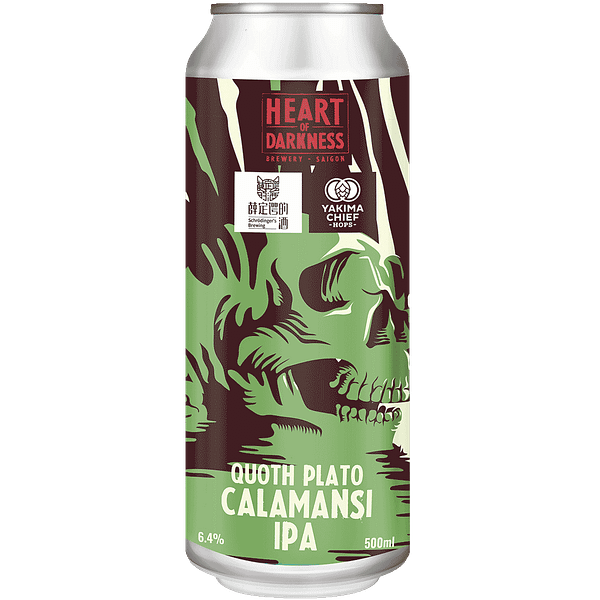 Heart of Darkness X Schrodinger Quoth Plato Calamansi IPA